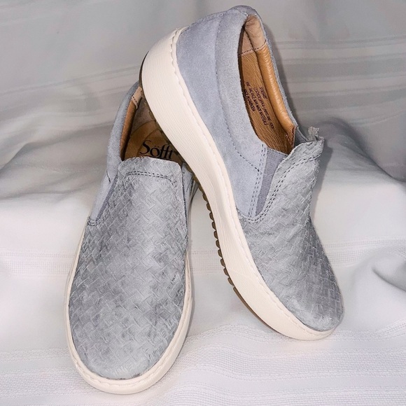 Sofft Slip-On Platform Sneakers Casual Flats Sz 6 EUC Gray - Picture 8 of 14